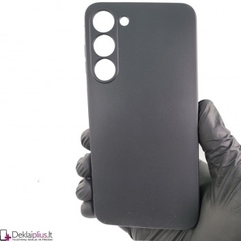 Silikoninis ploniausias dėklas - juodas (Samsung S23 Plus)